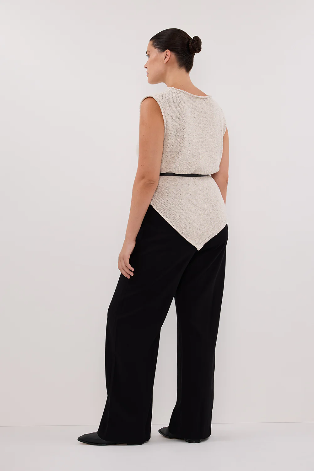 ALTHEA STONE ASYM KNIT TOP - Image 8
