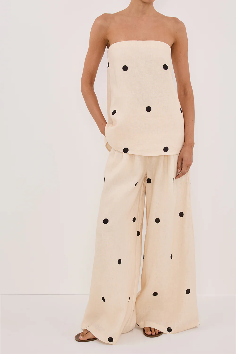 BEVERLY CREAM SPOT PANT - Image 2