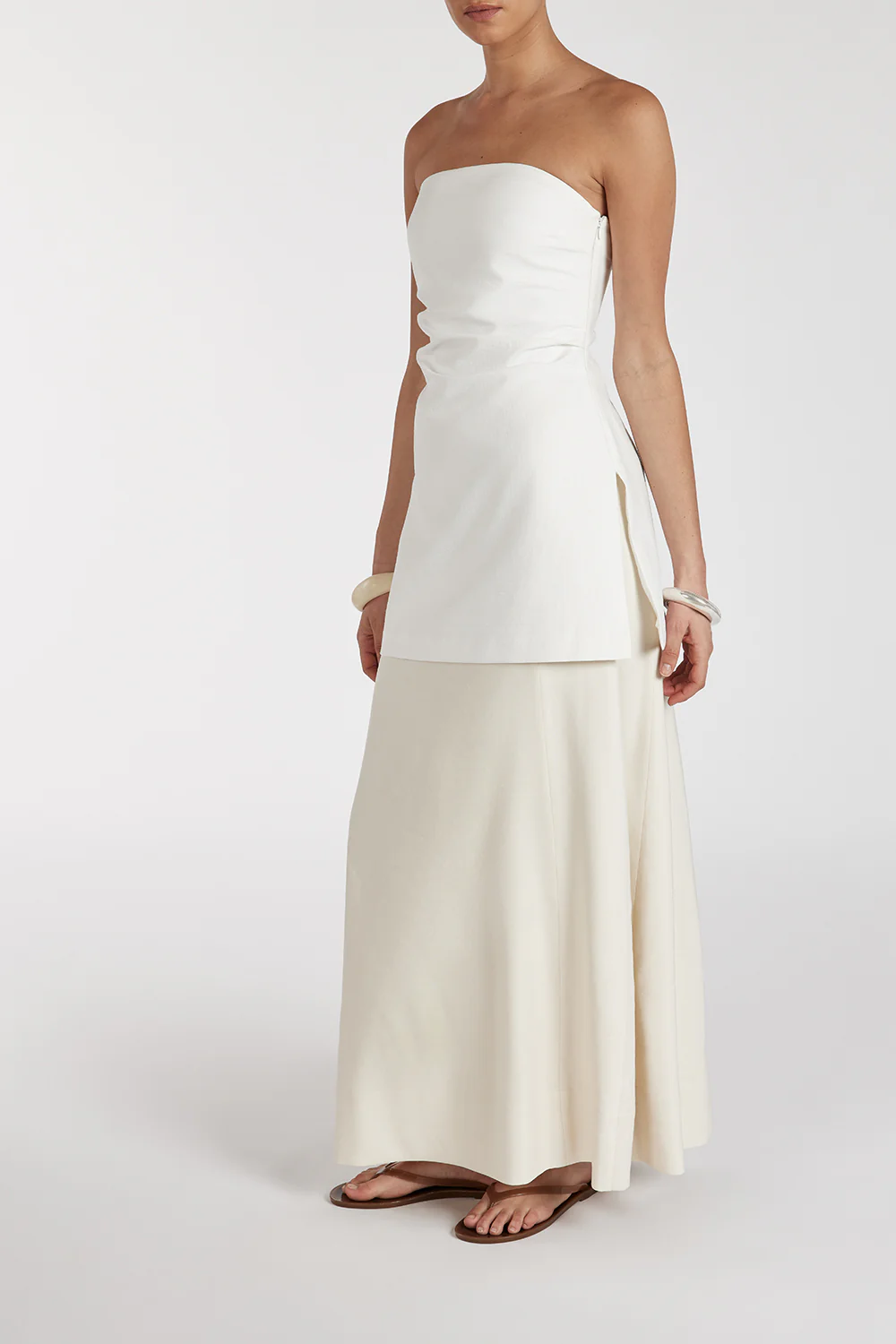 BRAX CREAM MIDI SKIRT - Image 2