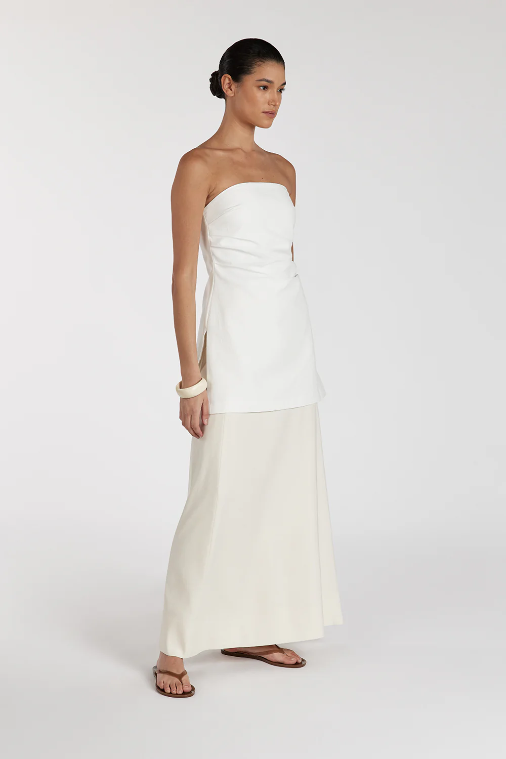 BRAX CREAM MIDI SKIRT - Image 3