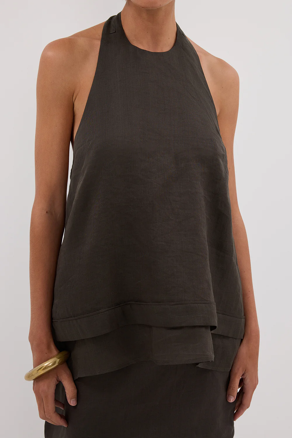 CARMEL PETROL RAMIE HALTER TOP - Image 5