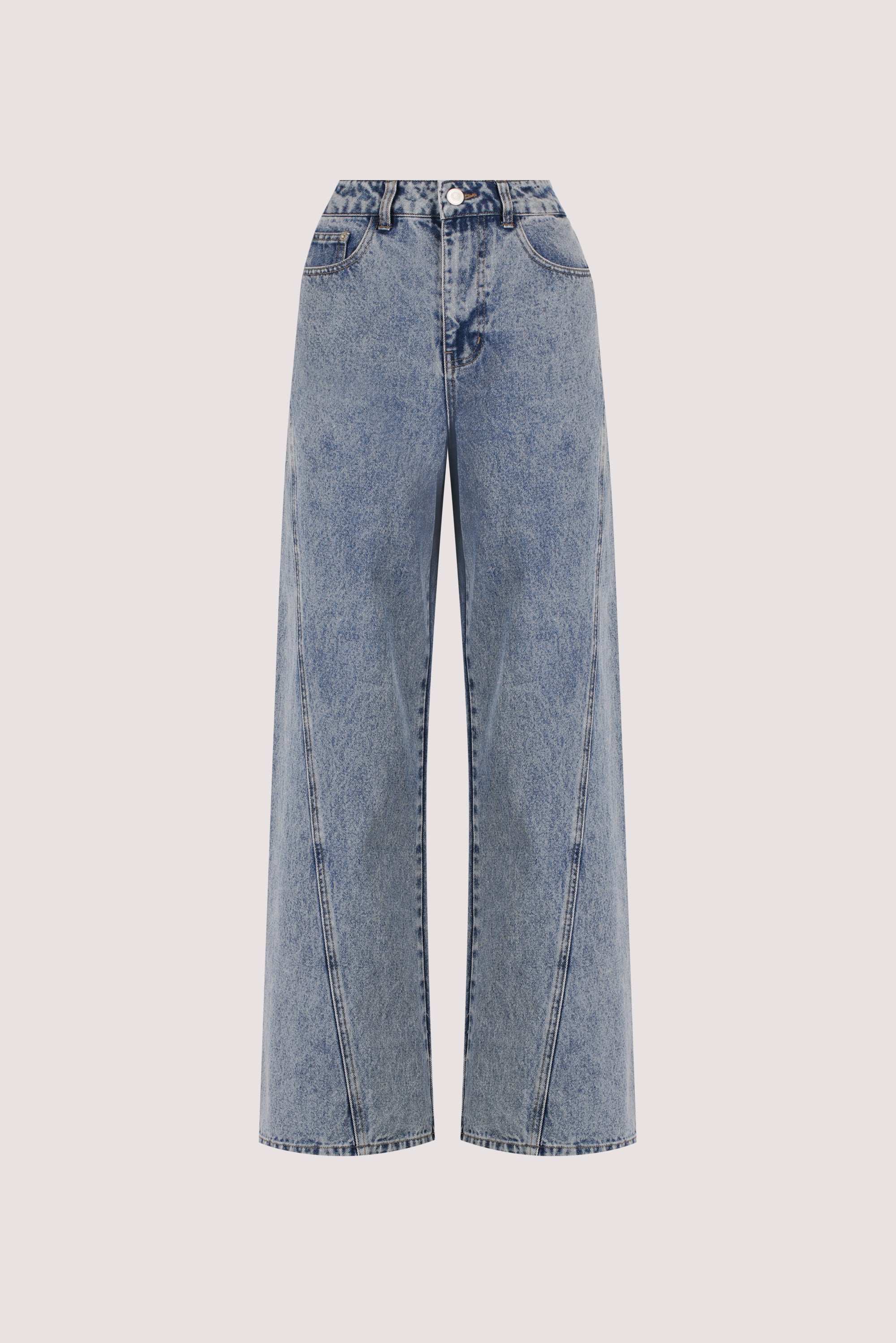 CARSON MID BLUE WIDE LEG JEAN - Image 8