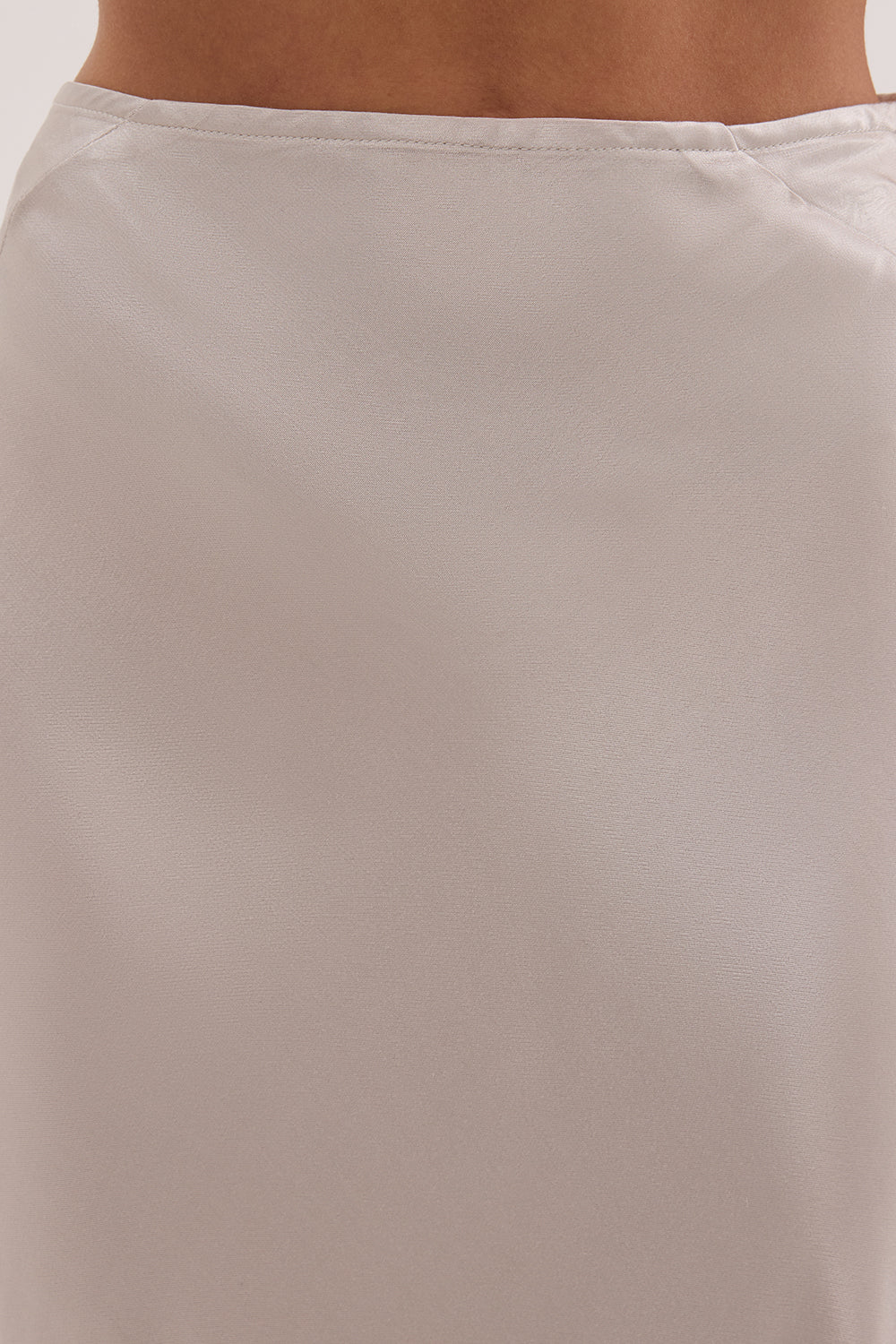 CHARLI CHALK SATIN MAXI SKIRT - Image 5