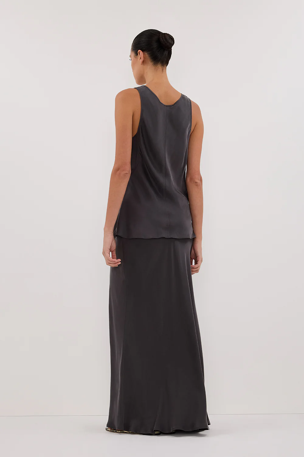 COLETTE PETROL SILK CAMI TOP - Image 4