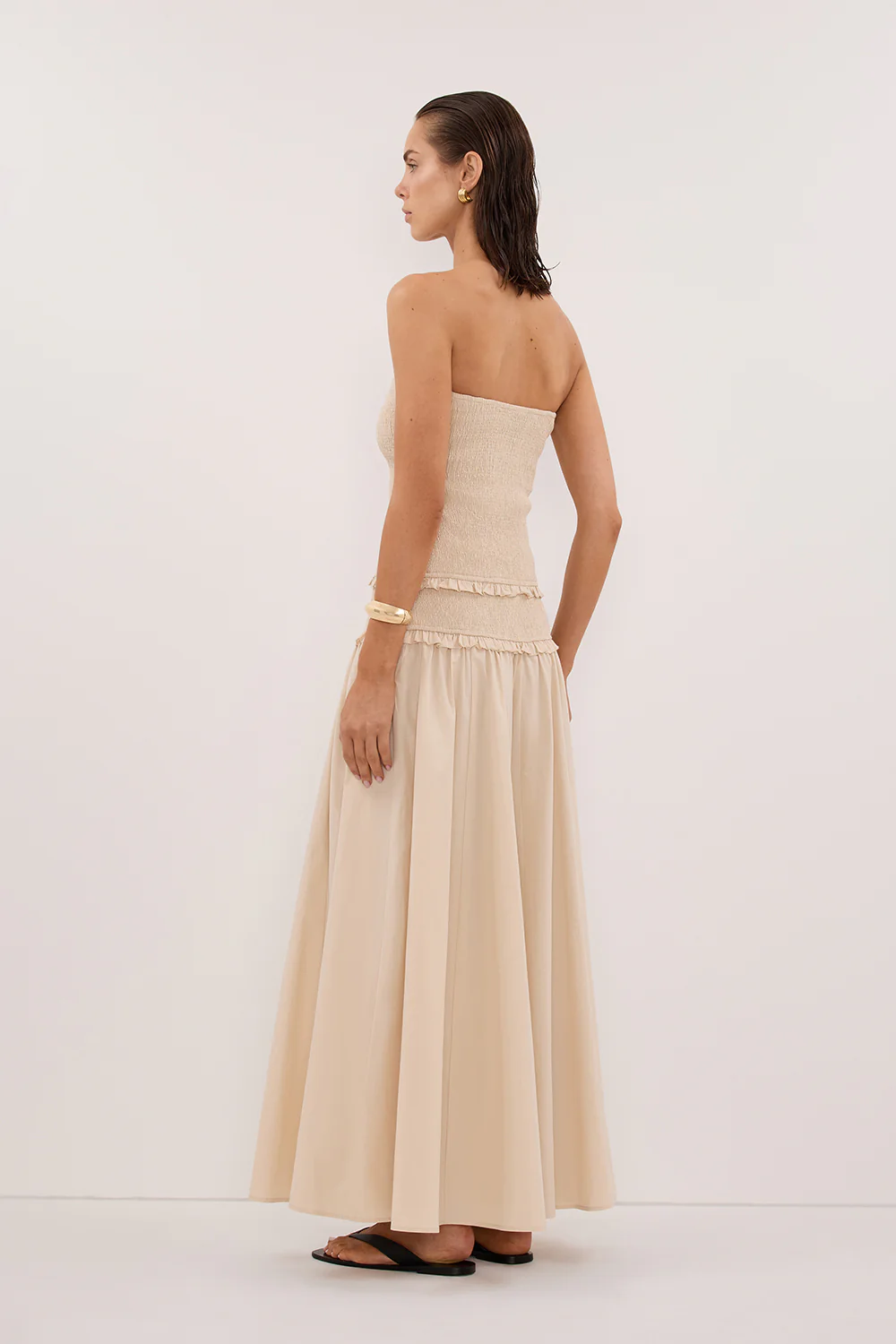 EDIE STONE STRAPLESS COTTON TOP - Image 4