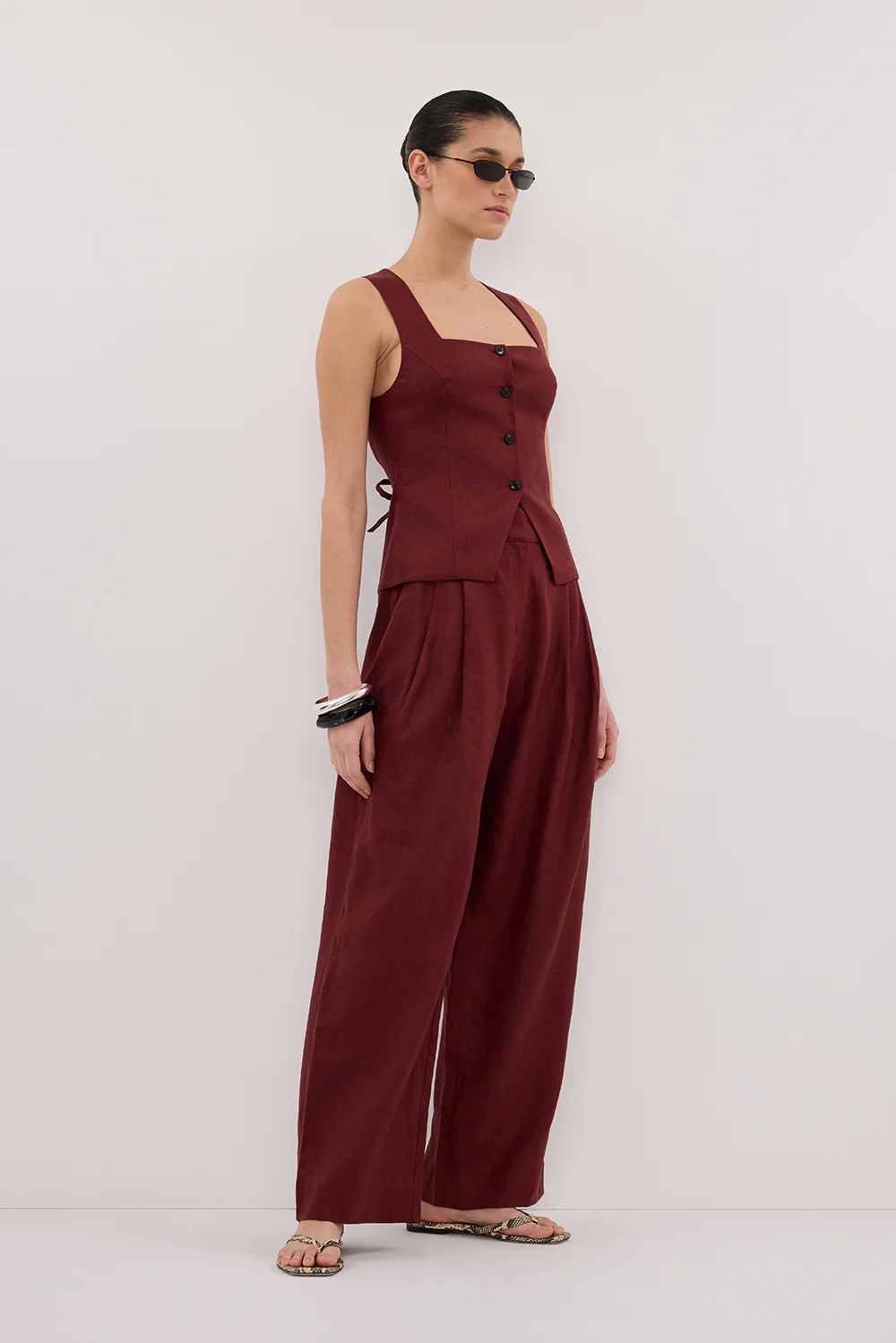 FRAN SAHARA LINEN PANT - Image 3