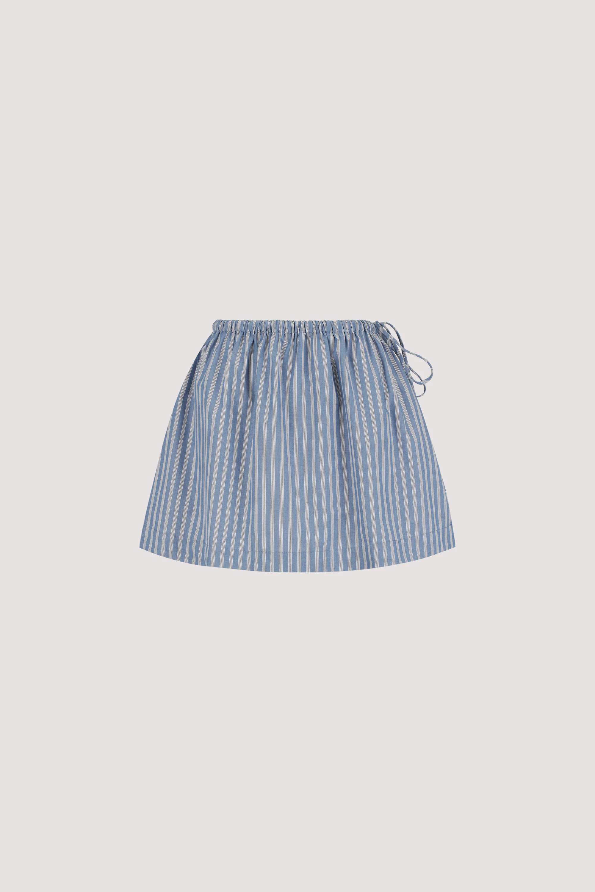 GRACIE BLUE STRIPE MINI SKIRT - Image 8