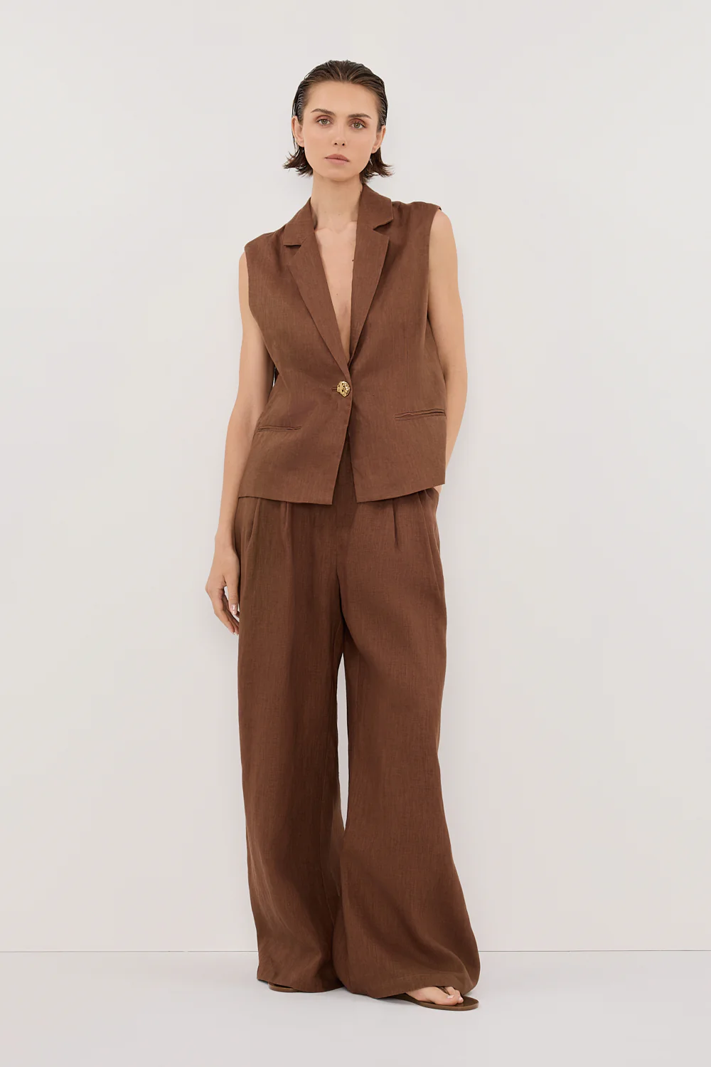 HOLDEN FONDANT LINEN PANT