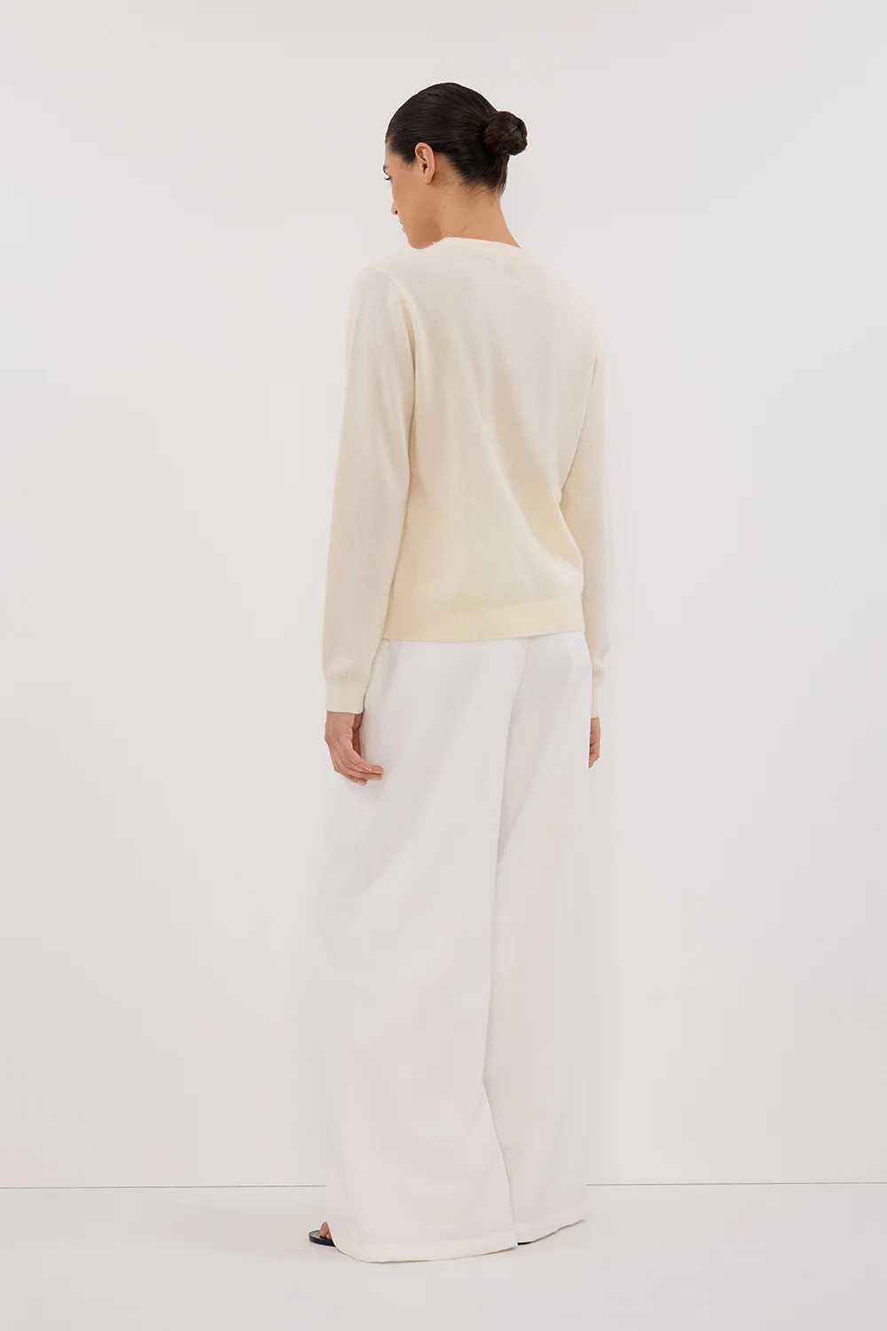 INDY CREAM CASHMERE KNIT JUMPER - Image 4
