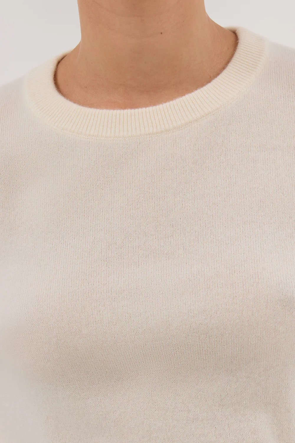 INDY CREAM CASHMERE KNIT JUMPER - Image 6