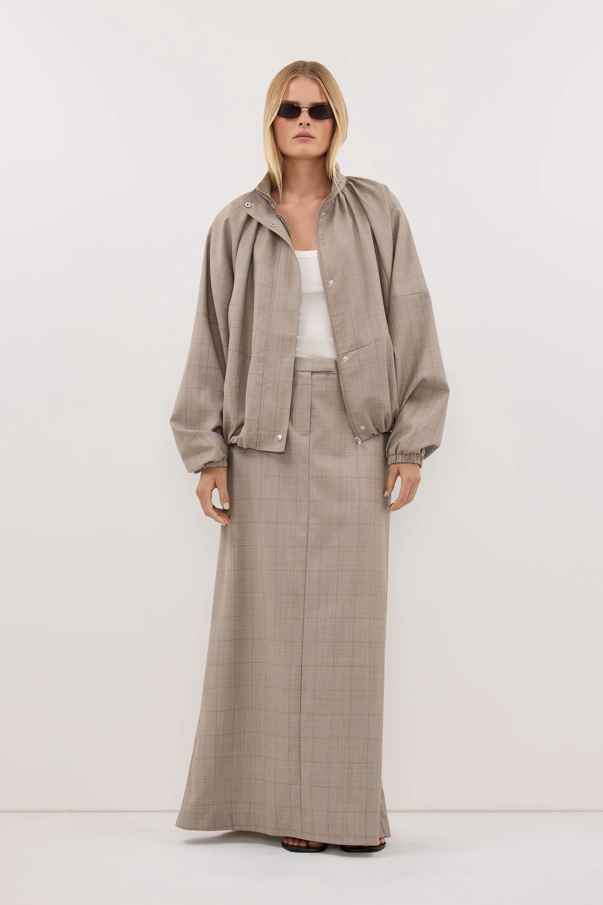 KALILA ASH A-LINE MAXI SKIRT - Image 2