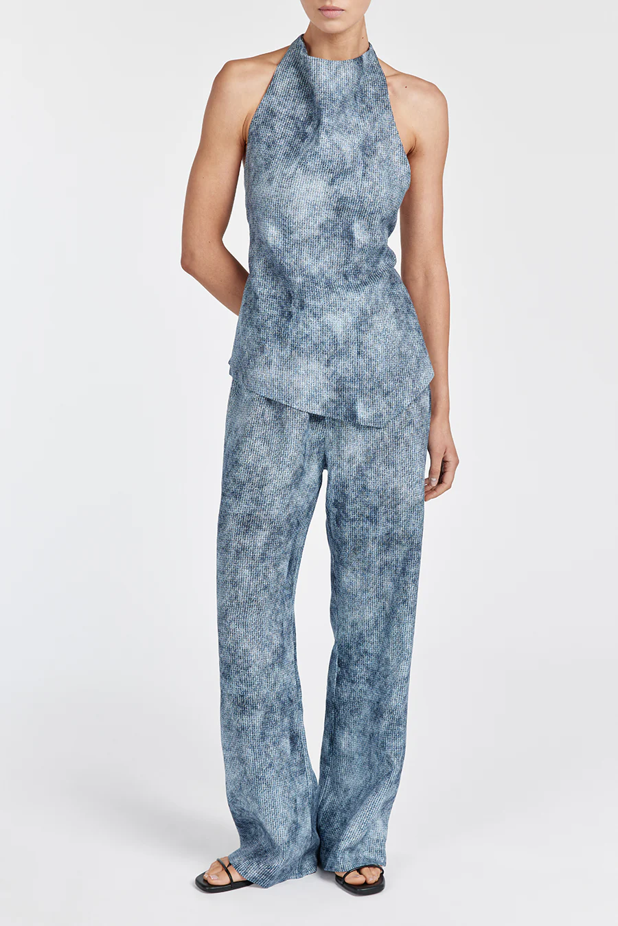 LEON LINEN DRAWSTRING PANT - Image 2