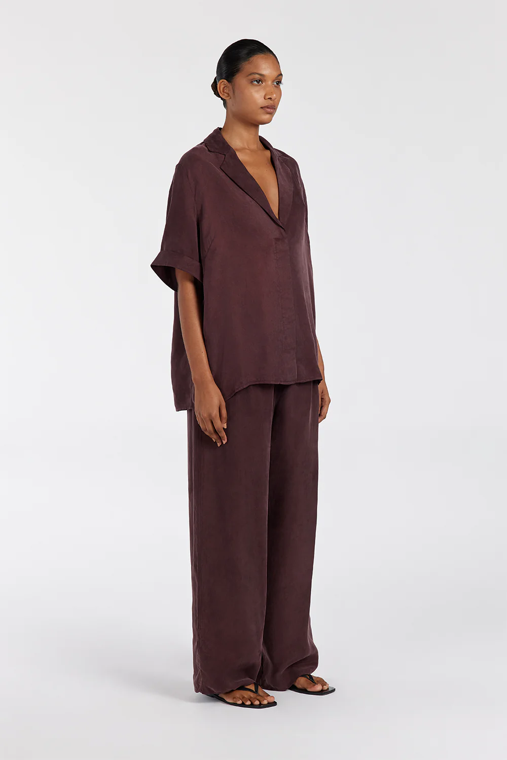 LIAM CURRANT CUPRO SHIRT - Image 3