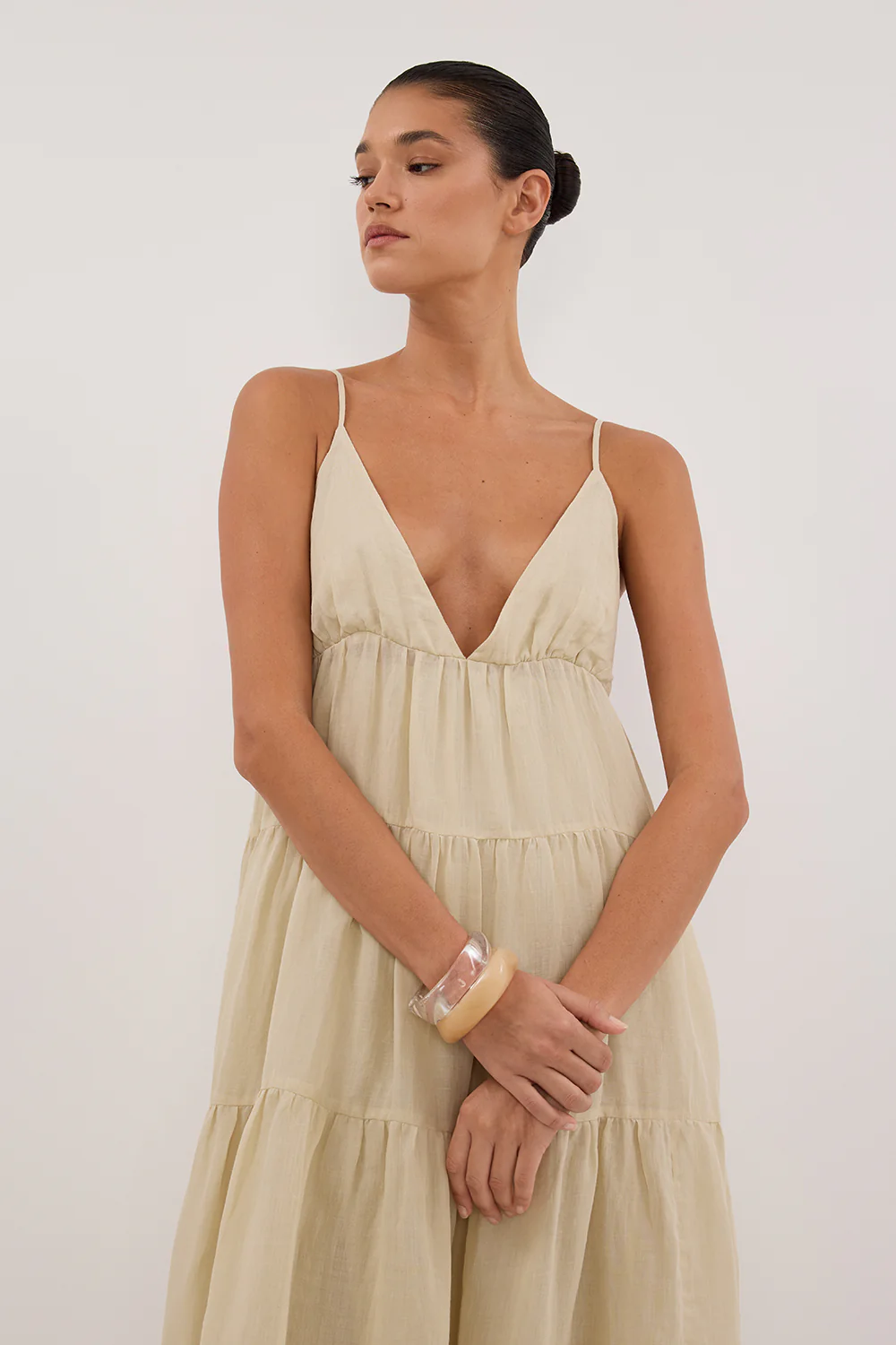 LIZA PLASTER RAMIE MIDI DRESS - Image 2