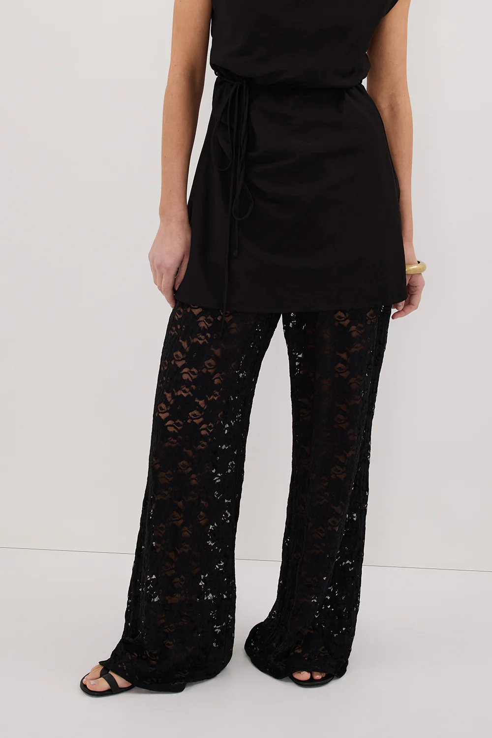 LOULA BLACK LACE PANT - Image 2