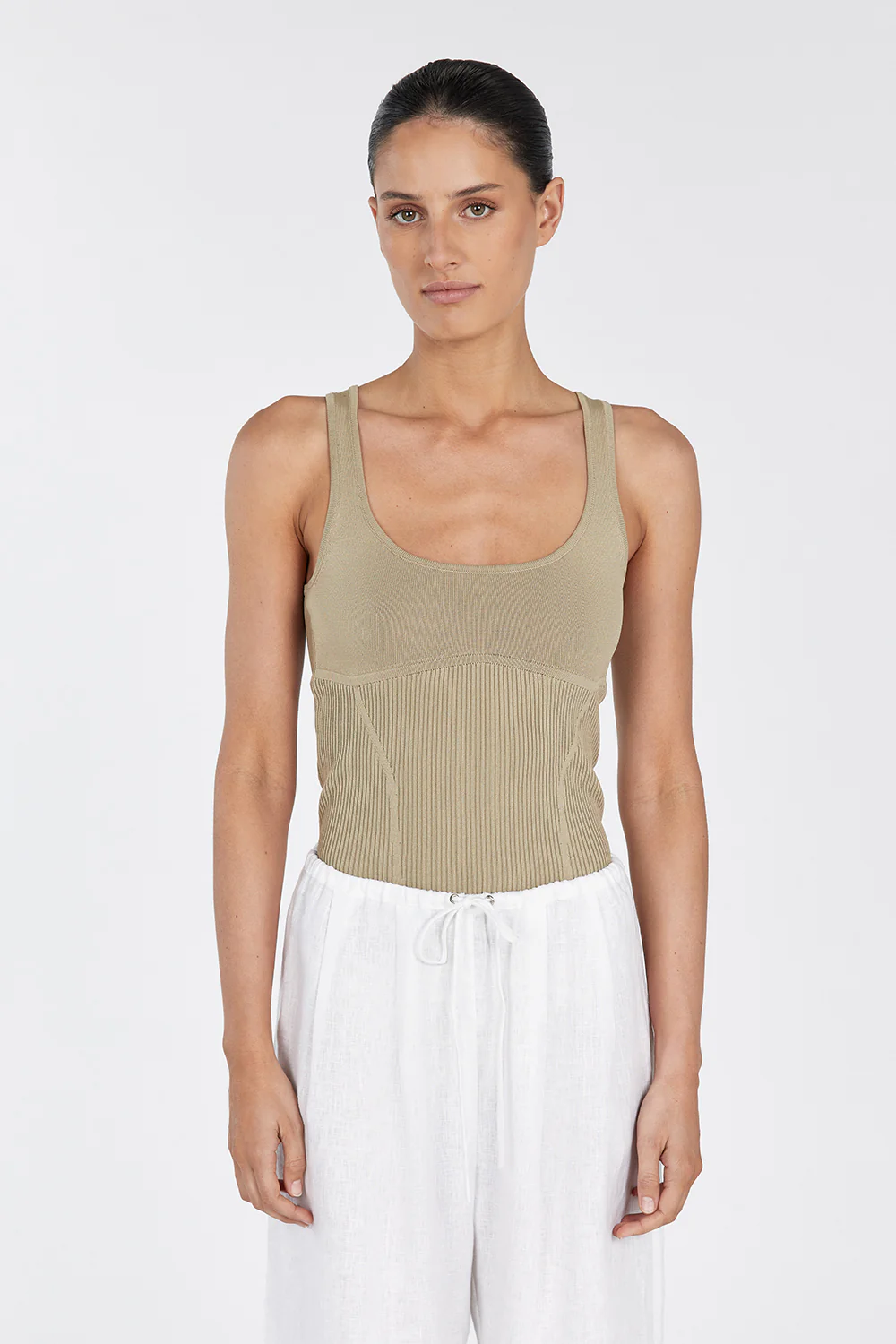MILO PUTTY SLEEVELESS KNIT TOP - Image 2