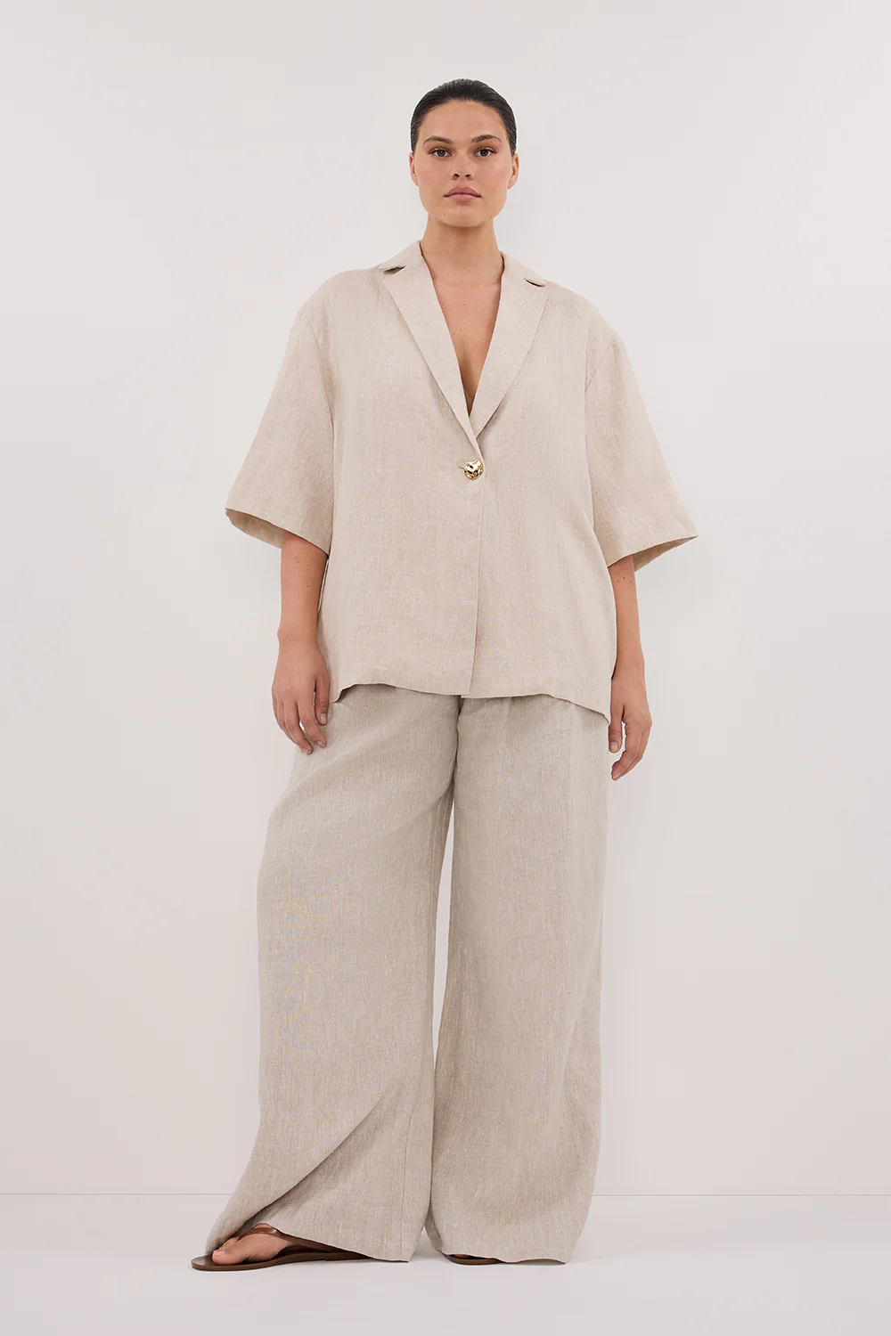 NALA NATURAL LINEN RESORT SHIRT - Image 7