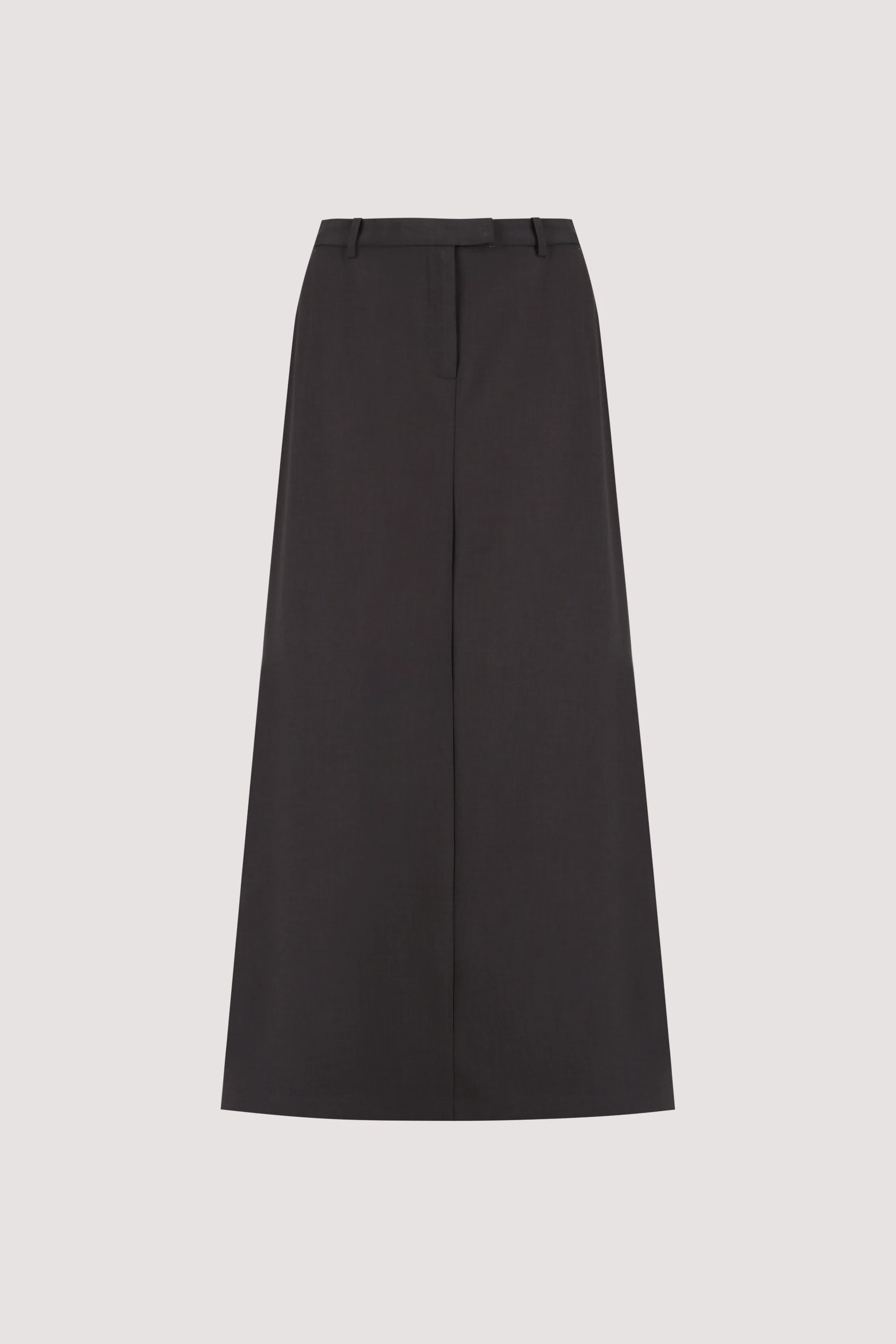 PARKER GREY TAILORED MAXI SKIRT - Image 7
