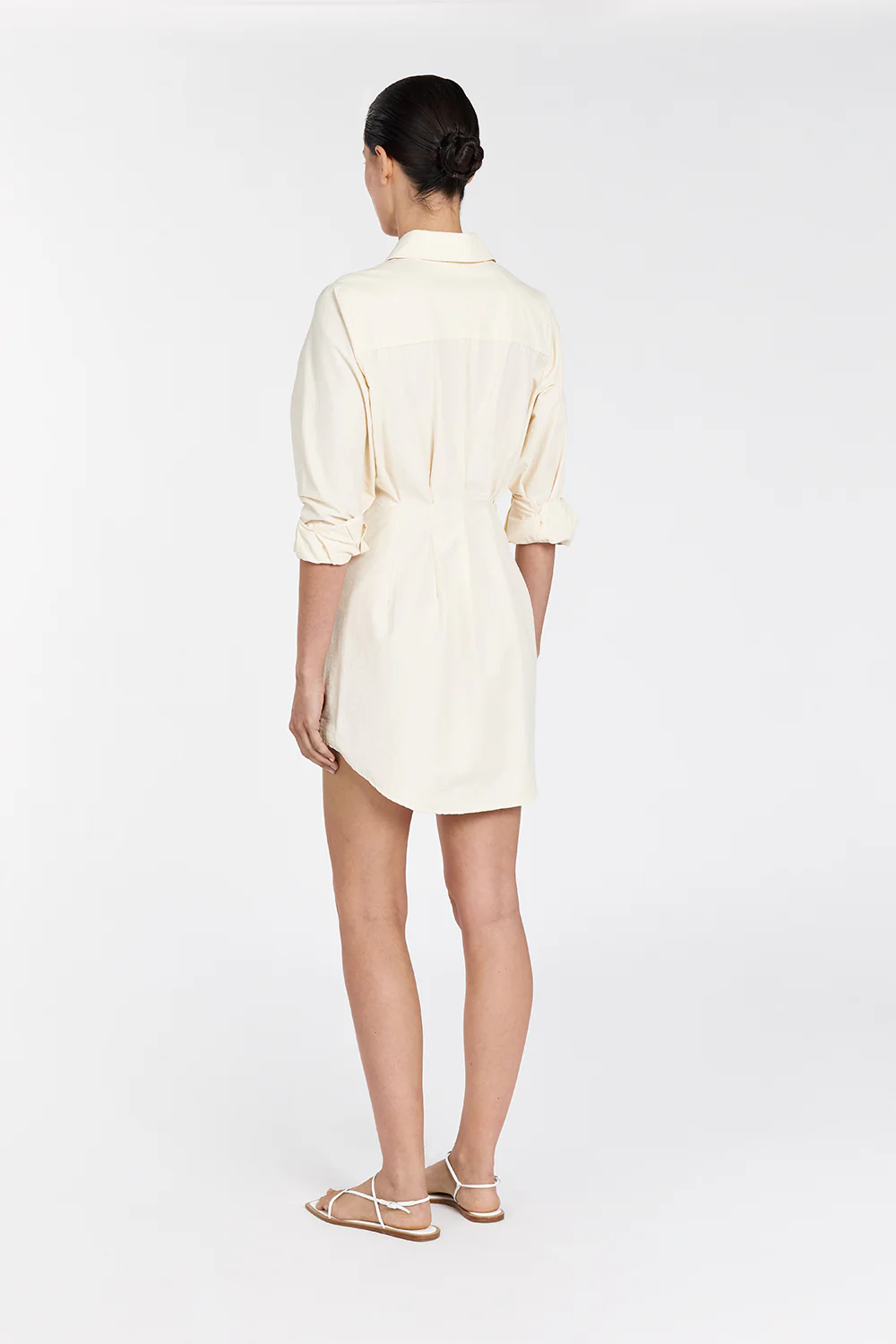 RACHEL BUTTER SHIRT MINI DRESS - Image 4