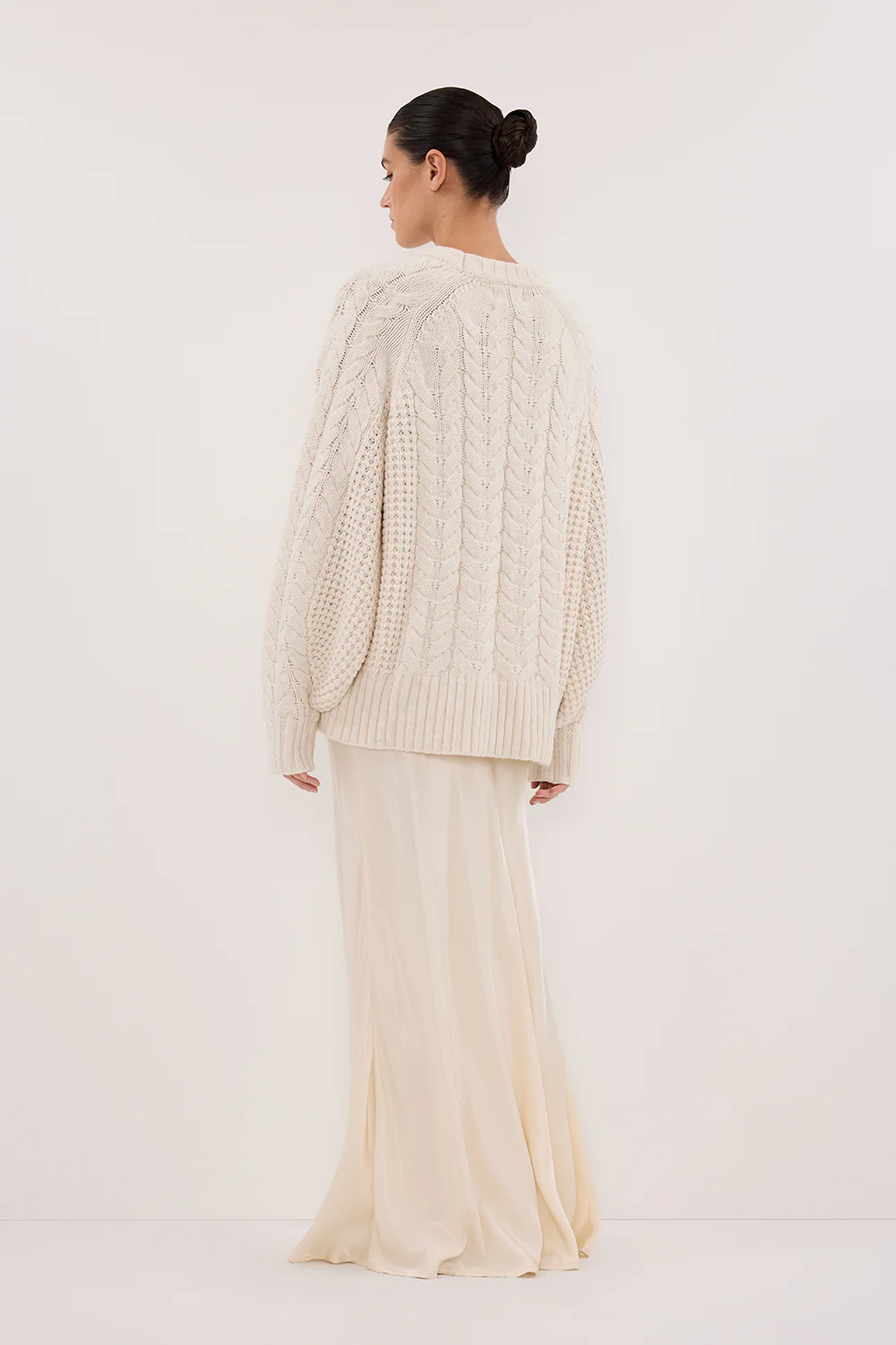 TOM CREAM CABLE LONGLINE JUMPER - Image 4