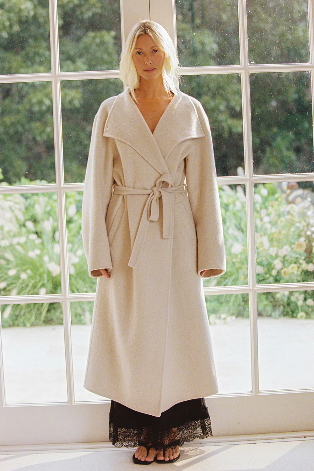 WREN BONE WOOL BLEND COAT